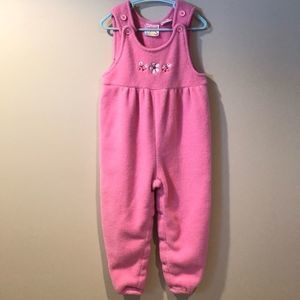 🌺 Vintage Pink Fleece Jumpsuit